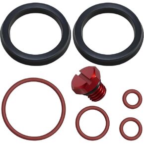 Fuel Filter Primer Rebuild Seal Kit with Billet Aluminum Air Bleeder Screw and Viton O-Rings Compatible with Chevy GMC LB7 LLY LBZ LMM LML 6.6L Duramax Fuel Filter 2001-2013 in Kuwait