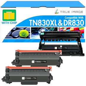 TN830XL TN830 Toner Cartridges DR830 Drum Unit Compatible for Brother TN 830XL 830 DR 830 DR-830 Drum Unit for HL-L2460DW DCP-L2640DW MFC-L2820DW HL-L2405W HL-L2480DW HL-L2400D Printer(3 Pack) in Kuwait