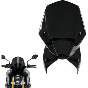 Motorcycle Windshield Deflector with Bracket Double Bubble Windscreen Fit for GSX-S1000 GSX-S950 2021-2025 Wind Shield Screen Visor Flyscreen, Black in Kuwait