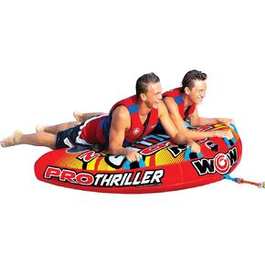 Wow Sports Pro Thriller 2 Towable Tube for Boating - 1 to 2 Person Towable - Durable Tubes for Boating in Kuwait