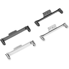 محول معدني 4 قطع مقاس 22 ملم متوافق مع ملحقات Huawei Fit 4 Pro/Fit4/Fit 3 الأصلية من الفولاذ المقاوم للصدأ 316L للنساء والرجال in Kuwait