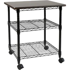 Printer Stand Series / 3 Tier Printer Stand(Black) 18" Wx21 Lx27 H (3 Tier) in Saudi Arabia