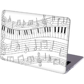 Compatible with MacBook Pro 13 inch, Hard Shell Case with Keyboard Cover and Screen Protector (M1 A2338 A2289 A2251 A2159 A1989 A1706 A1708, 2016-2020 Release) - Music Note MC21829 in Saudi Arabia