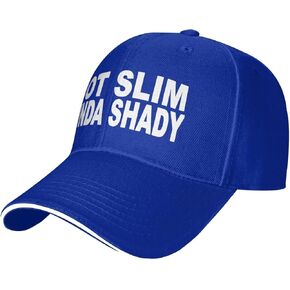 Not Slim Kinda Shady Hat Baseball Cap dad hat Adjustable Outdoor Sports hat Sandwich hat in Saudi Arabia