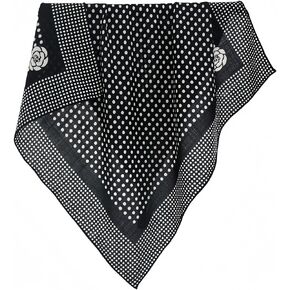 وشاح مربع من مزيج الحرير والصوف مقاس 26 بوصة × 26 بوصة وشاح رأس ناعم ودفء قابل للتنفس مطبوع in Kuwait