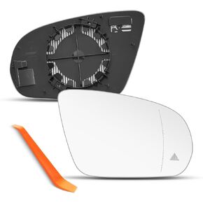 Driver Side BSD Mirror Compatible with 2019 2020 Mercedes Benz A220 W177 W178, 2020 CLA250 C117 C118, Mercedes Benz A Class CLA, Left Side Mirrors with Heated, Blind Spot in Kuwait