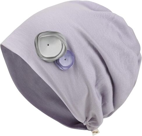 قبعة نوم من ililily Tencel Lyocell ذات زخرفة زهرة العلاج الكيميائي لتساقط الشعر، غطاء رأس فائق النعومة وقابل للتمدد in Kuwait