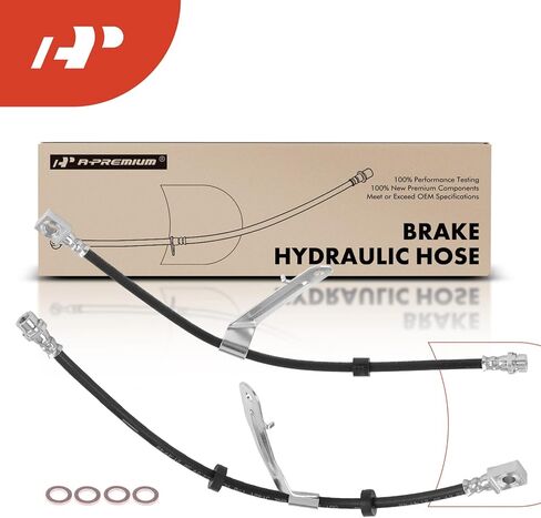 A-Premium Rear Driver and Passenger Brake Hydraulic Hoses Compatible with Ford, Mazda and Mercury Models - Escape 05-07, Mariner 05-07, Tribute 05-06 - Replace# 5L8Z2282AA, 5L8Z2282AC(Pack of 2) in Saudi Arabia