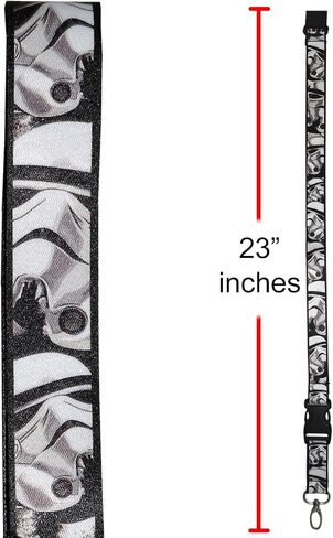 Plasticolor 004450R01 Storm Trooper Head Mask Star Wars Villain Cartoon Comics Movie Character Car Truck SUV ID Ticket and Key Chain Holder Clip On Lanyard in Saudi Arabia