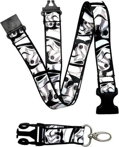 Plasticolor 004450R01 Storm Trooper Head Mask Star Wars Villain Cartoon Comics Movie Character Car Truck SUV ID Ticket and Key Chain Holder Clip On Lanyard in Saudi Arabia