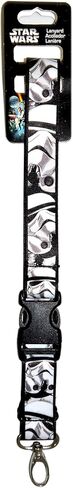 Plasticolor 004450R01 Storm Trooper Head Mask Star Wars Villain Cartoon Comics Movie Character Car Truck SUV ID Ticket and Key Chain Holder Clip On Lanyard in Saudi Arabia