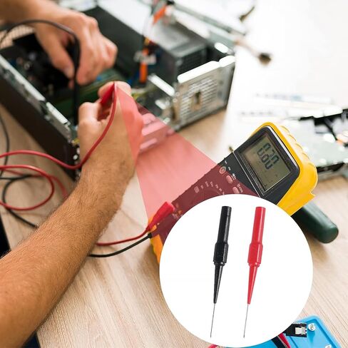 10pcs Multimeter Test Leads Extention Back Probes Sharp Needle Micro Pin Stainless Steel Tipped Tip for Banana Socket Tester in Saudi Arabia
