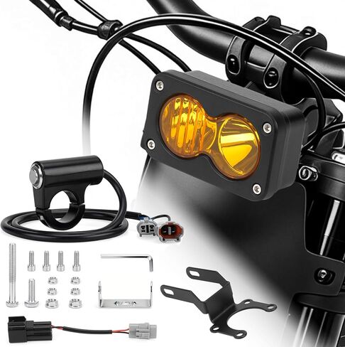 طقم ترقية المصباح الأمامي لـ Surron Light Bee X Talaria Sting R MX4 Segway X260 مصباح أمامي LED مقاوم للماء مع دعامة تثبيت 20 وات 6000-6500 كلفن ضوء عالي السطوع (أبيض) in Kuwait