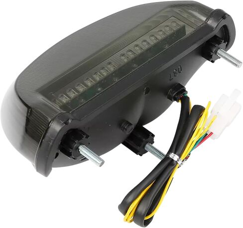 Taillight - Integrated LED Tail Brake Turn Signal Light Compatible with Kawasaki ZX12R Ninja ZX-12R 2000-2005(Black) in Kuwait