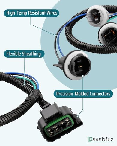 حزام أسلاك الضوء الخلفي مناسب لسيارة جي إم سي يوكون شيفروليه تاهو سوبربان 2000 2001 2002 2003 2004 2005 2006، خلفي يسار LH، استبدل 15306135 in Kuwait