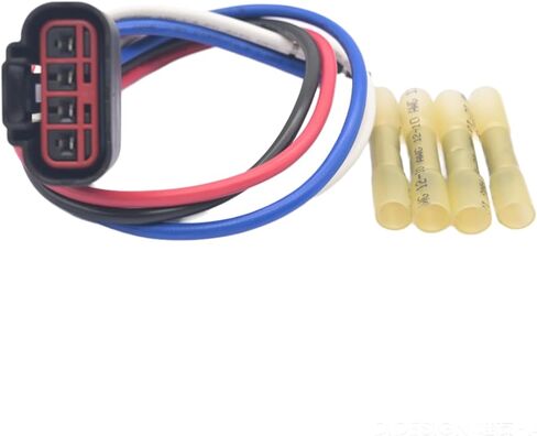 Pigtail Wiring Harness Connector for HVAC Blower Motor Resistor Fit for F-150 F150 F-250 F250 F-350 F350 F-450 F450 F-550 F550 Super Duty Explorer Sport Trac Taurus X Escape Mustang Expedition in Kuwait