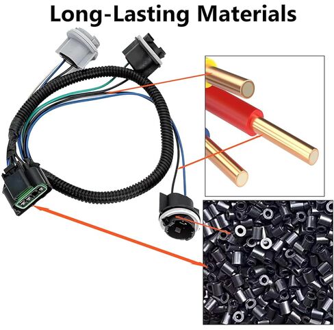 88986855 16526108 Rear Left Tail Light Wiring Harness - Easy to Install, Compatible with Chevy Silverado 1999-2005, GMC Sierra 1999-2005, Suburban 2000-2004 in Kuwait