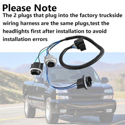 88986855 16526108 Rear Left Tail Light Wiring Harness - Easy to Install, Compatible with Chevy Silverado 1999-2005, GMC Sierra 1999-2005, Suburban 2000-2004 in Kuwait