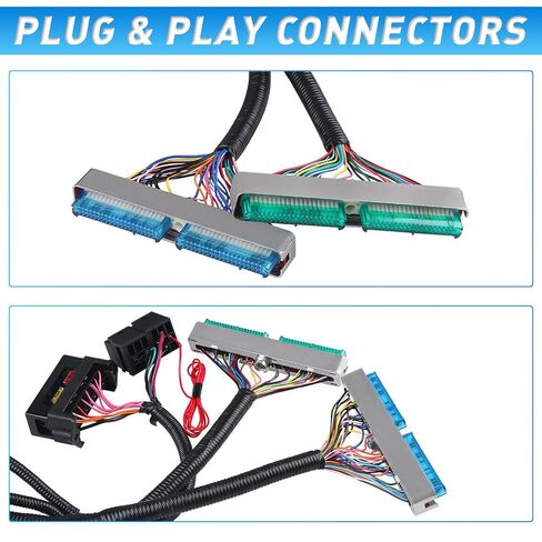 Standalone Wiring Harness for 1997-2004 GM DBW LS1 Vortec Engines 4.8L 5.3L 6.0L, Compatible with 4L60E & 4L80E Transmissions, Drive by Wire Throttle Body, LS Swap Harness in Kuwait