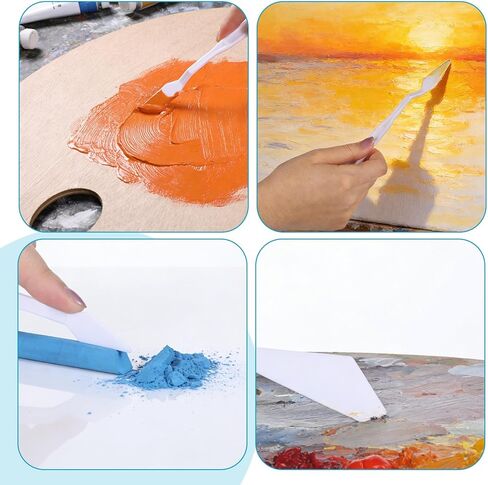 11PCS Script Liner Paintbrush Set Small Detail Paint Brushes Extra Long Fine Point Liner Tip Highly Flexible Liners Brush with Oil Painting Scraper for Acrylic Watercolor Oil Gouache Painting in Saudi Arabia