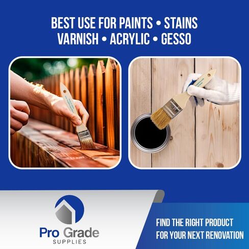 درجة احترافية - فرش طلاء رقاقة - فرشاة طلاء رقاقة 96 قطعة مقاس 1.5 بوصة in Kuwait