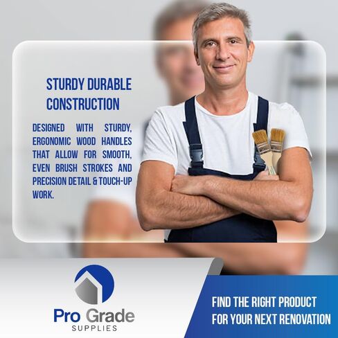 درجة احترافية - فرش طلاء رقاقة - فرشاة طلاء رقاقة 96 قطعة مقاس 1.5 بوصة in Kuwait