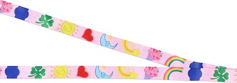 حامل شارة الهوية من Bioworld Care Bears Character Emotions Lanyard مع حلية قلب مطاطية مقاس 2 بوصة in Kuwait