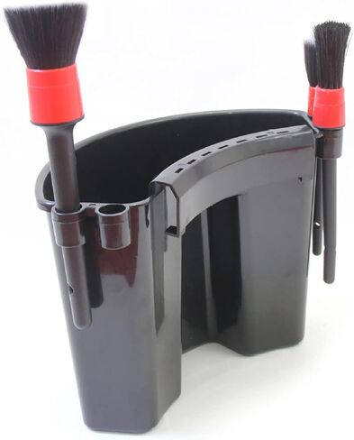 منظم دلو تفاصيل السيارة - حامل أدوات الغسيل التلقائي المحمول، أسود in Kuwait