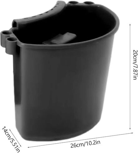 منظم دلو تفاصيل السيارة - حامل أدوات الغسيل التلقائي المحمول، أسود in Kuwait