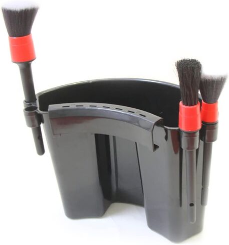 منظم دلو تفاصيل السيارة - حامل أدوات الغسيل التلقائي المحمول، أسود in Kuwait