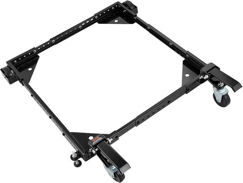 VEVOR Mobile Base, 400 lbs Weight Capacity, Adjustable from 9.5" x 9.5" to Infinity, Heavy Duty Universal Mobile Base Stand with Swivel Wheels for Woodworking Equipment, Bandsaw, Power Tools, Machines in Kuwait