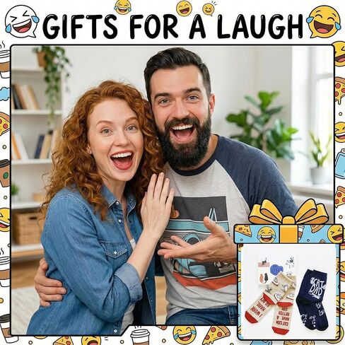 Funny Novelty Socks for Cat Dad Crazy Fun Crew Socks for Men Women Boyfriend Cool Unique Gifts for Birthday, Anniversary Soft Cotton Pattern Casual Dress Socks Size 6-13 Birthday Gift Ideas in Saudi Arabia
