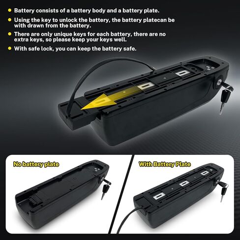 Electric Bike Replacement Batteries for Rad Power Electric Cargo Bike Utility Lithium 48V 14Ah Ebike Battery Fit for RadRunner Plus RadWagon 4 RadMini RadRove in Kuwait