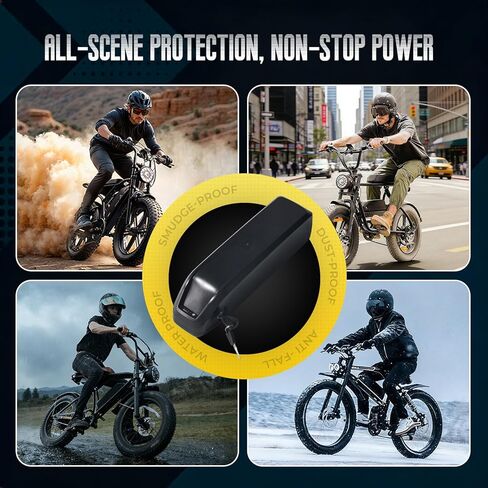 Electric Bike Replacement Batteries for Rad Power Electric Cargo Bike Utility Lithium 48V 14Ah Ebike Battery Fit for RadRunner Plus RadWagon 4 RadMini RadRove in Kuwait