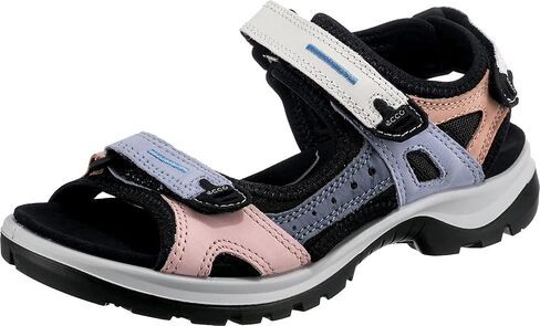 ECCO Women's Yucatan Sport Sandal, Gravel Patchwork, 11-11.5 in Saudi Arabia