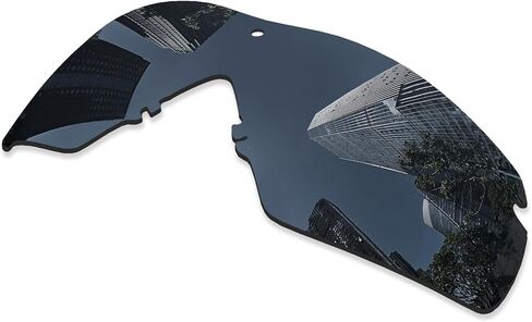 4 Pairs Ploarized Replacement Lenses for Oakley Si Ballistic M Frame 2.0/Si M Frame 2.0 OO9047 Sunglasses - Black + Silver Titanium + Ice Blue + Fire Red in Saudi Arabia