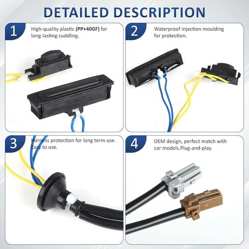 Trunk Release Button Trunk Lid Tailgate Switch 253802DT1A for Nissan Tiida 2006 2007 2008 2009 2010 2011 in Saudi Arabia