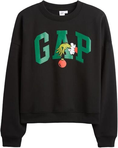 GAP Women's Logo Relaxed Crew in Saudi Arabia