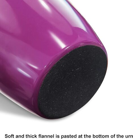 جرة نيوتو للرماد للنساء، جرة كبيرة بارتفاع 25.4 سم للرماد البشري للإناث البالغات مصنوعة من سبائك الألومنيوم، أوعية حرق جنازة مزخرفة على شكل فراشة أرجوانية للأم/الأم/المرأة in Kuwait