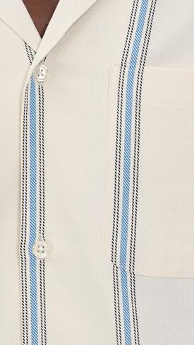 Les Deux Men's Lawson Stripe Short Sleeve Shirt in Saudi Arabia