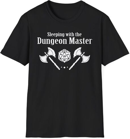 تي شيرت Sleeping with The Dungeon Master - تي شيرت للزوجين من Dungeons and Dragons Funny D&D Gamer in Saudi Arabia