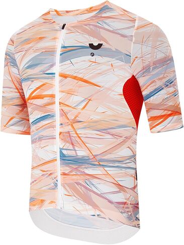 YKYWBIKE Short Sleeve Cycling Jersey Men,Bike Jersey with Pockets,Breathable Biking Shirts for Men Cycling MTB Biker Shirts in Saudi Arabia