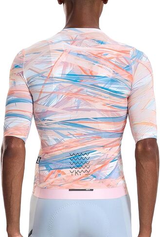 YKYWBIKE Short Sleeve Cycling Jersey Men,Bike Jersey with Pockets,Breathable Biking Shirts for Men Cycling MTB Biker Shirts in Saudi Arabia