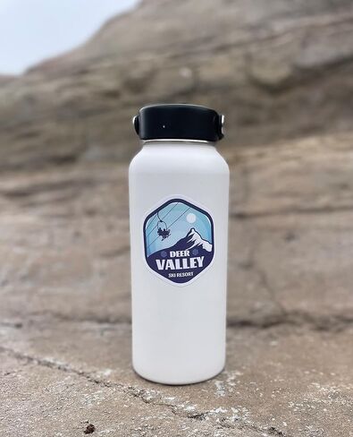 Deer Valley Ski Resort, Utah, 3 inch Sticker, S567 (Waterproof Vinyl Decal for Car, Water Bottle, Laptop, iPad, Window, Cooler, Luggage, Bumper, Toolbox, Locker), 3 inch in Kuwait