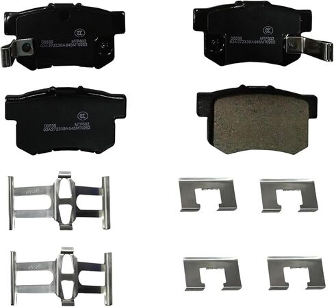 D536 Rear Ceramic Brake Pads For Acura CL 97 01-03, Legend 91-95, RL 96-04, TL 95-96 99-08, RDX 07-12 | Honda Accord 94-96 Civic 02-04 CR-V 02-04 Element 03-11 Odyssey 95-98 | Isuzu Oasis 96-99 in Kuwait