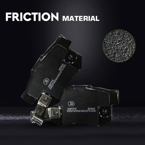 D536 Rear Ceramic Brake Pads For Acura CL 97 01-03, Legend 91-95, RL 96-04, TL 95-96 99-08, RDX 07-12 | Honda Accord 94-96 Civic 02-04 CR-V 02-04 Element 03-11 Odyssey 95-98 | Isuzu Oasis 96-99 in Kuwait