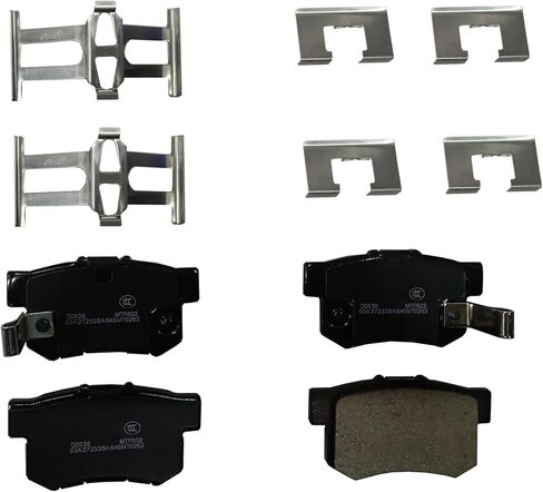 D536 Rear Ceramic Brake Pads For Acura CL 97 01-03, Legend 91-95, RL 96-04, TL 95-96 99-08, RDX 07-12 | Honda Accord 94-96 Civic 02-04 CR-V 02-04 Element 03-11 Odyssey 95-98 | Isuzu Oasis 96-99 in Kuwait
