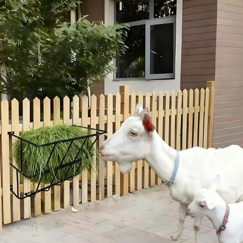 رف قش لتغذية القش بسعة 18 جالون، رف قش من الحديد شديد التحمل للأغنام والماشية والماشية في الاستخدامات الداخلية والخارجية للمزرعة in Kuwait