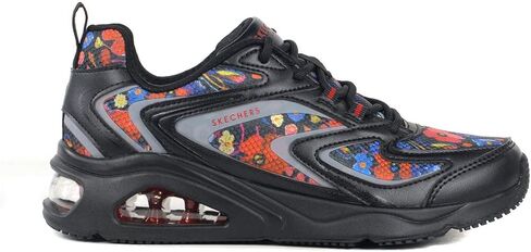 حذاء رياضي نسائي من Skechers Tres -Air Uno - Botanical Bliss أسود/متعدد 177407.BMLT، 6.5 in Saudi Arabia