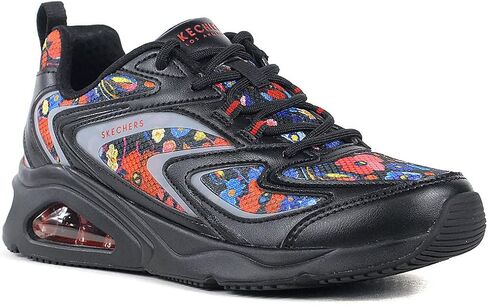 حذاء رياضي نسائي من Skechers Tres -Air Uno - Botanical Bliss أسود/متعدد 177407.BMLT، 6.5 in Saudi Arabia